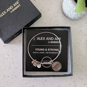 ALEX AND ANI young & strong bangle bracelet EUC